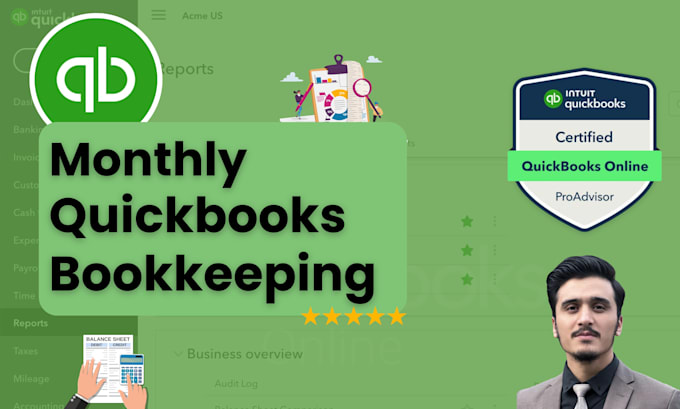 Gig Preview - Do complete accounting and bookkeeping with quickbooks and excel