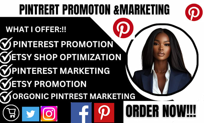 Gig Preview - Etsy shop promotion, etsy pinterest marketing, audit etsy shop SEO optimization