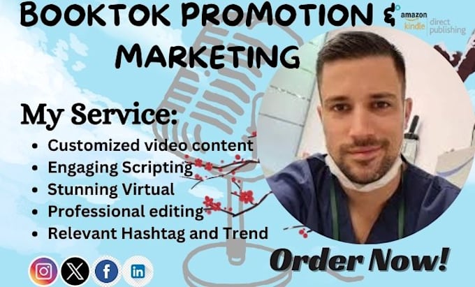 Gig Preview - Do booktok video, amazon kdp ads ebook promotion book advertising, kdp marketing