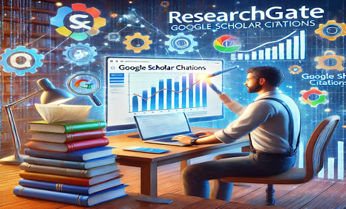 Gig Preview - Write and publish article, increase google scholar citations using researchgate