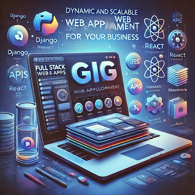 Gig Preview - Develop dynamic and scalable web applications using django and react