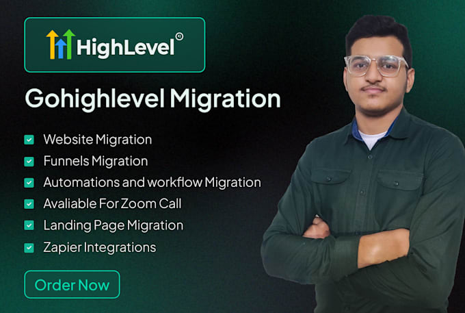 Gig Preview - Migrate clickfunnels, gohighlevel, kajabi website funnel automation expert