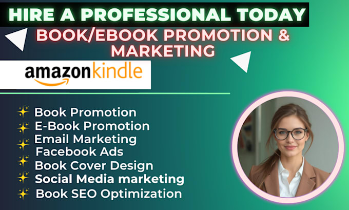 Gig Preview - Do ebook marketing book promotion amazon kdp ads children book promotion