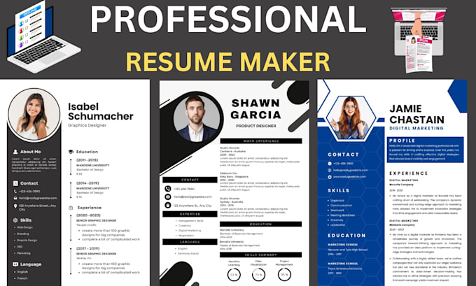 Gig Preview - The  best professional resume maker