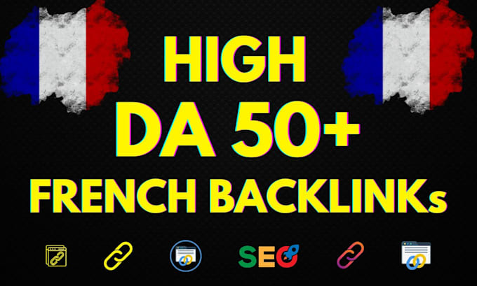 Gig Preview - Boost your website with french backlinks and guest posts