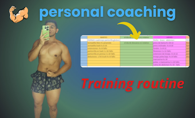 Gig Preview - Create a training routine and provide personal coaching