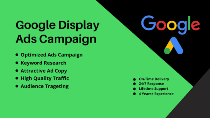 Gig Preview - Create and optimize high quality display ads campaign ,retargeting , remarketing