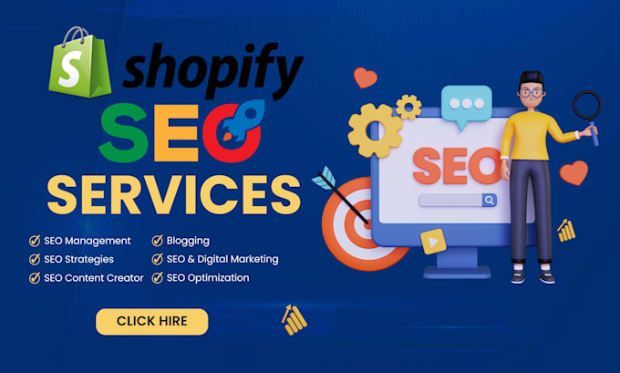 Gig Preview - Shopify SEO services to rank higher and boost store traffic