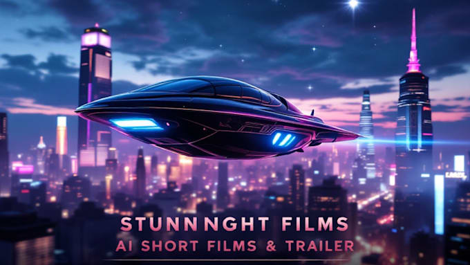 Gig Preview - Create realistic 4k ai generated short film ai movie trailer commercial videos