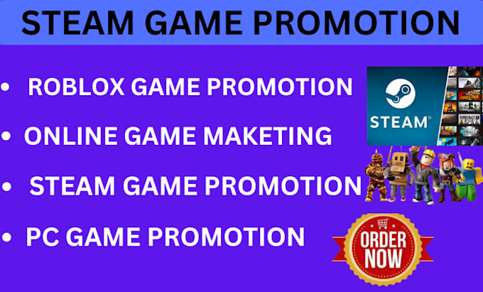 Gig Preview - Guarantee steam game promotion for organic wishlist