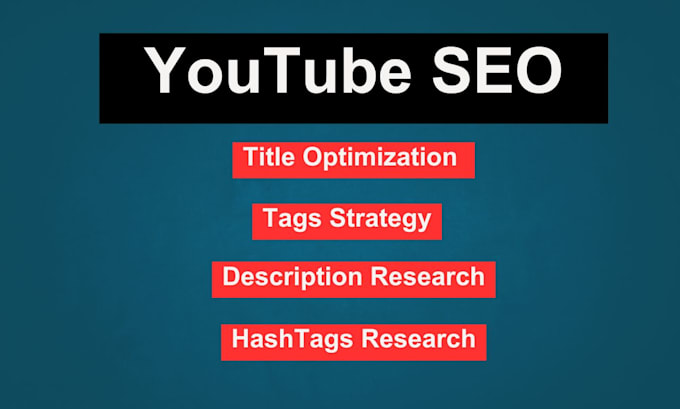 Gig Preview - Do the SEO optimization for your youtube channel