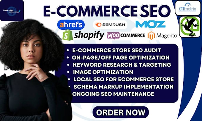 Gig Preview - Boost your ecommerce sales with SEO optimization