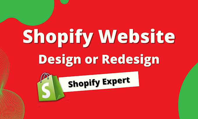 Gig Preview - Shopify expert developer design, redesign, clone, copy shopify store or website