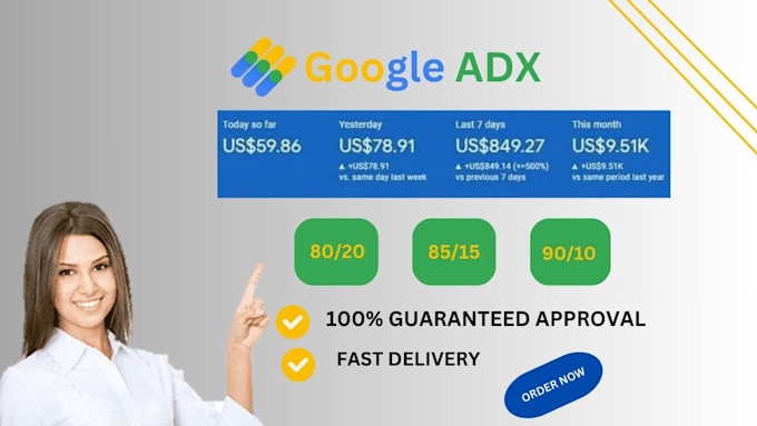 Gig Preview - Do ma google adx approval through a certified company