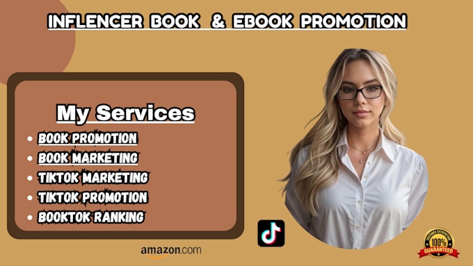 Gig Preview - Promote book or ebook on my booktok influencer page