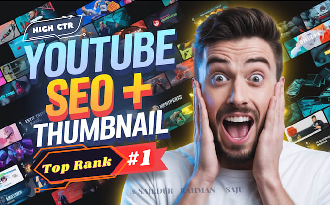 Gig Preview - Youtube video SEO and thumbnail design