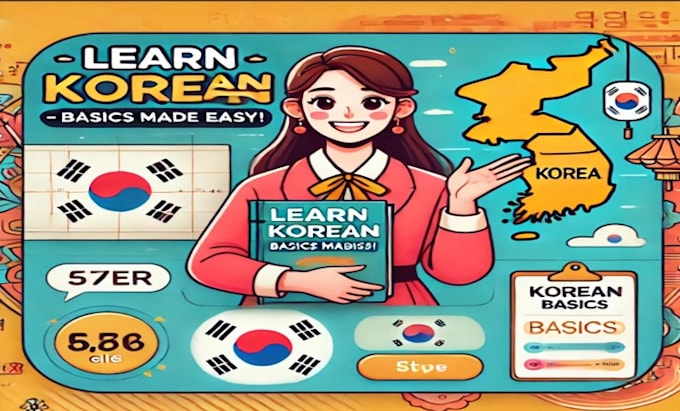 Bestseller - teach you korean from very basic level and in fun way