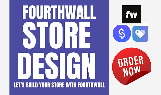 Gig Preview - Design fourthwall website, stan store design, fourthwall store optimization