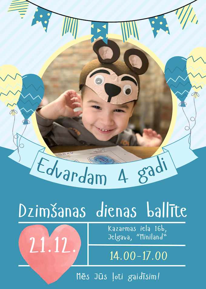 Bestseller - design birthday invitation for you