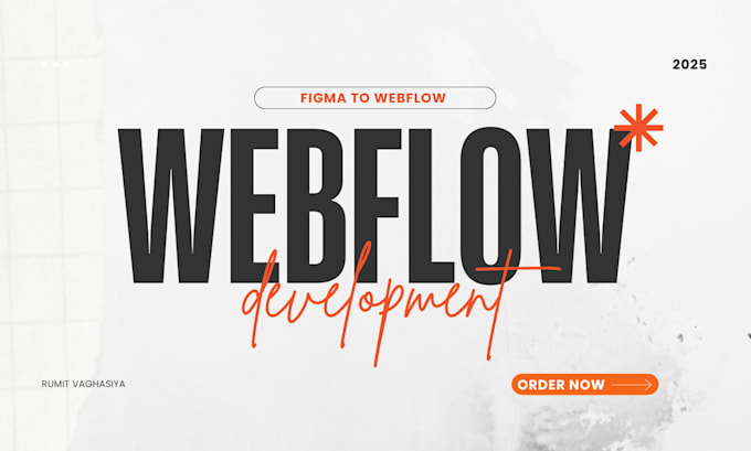 Gig Preview - Develop stunning webflow websites, figma to webflow expert