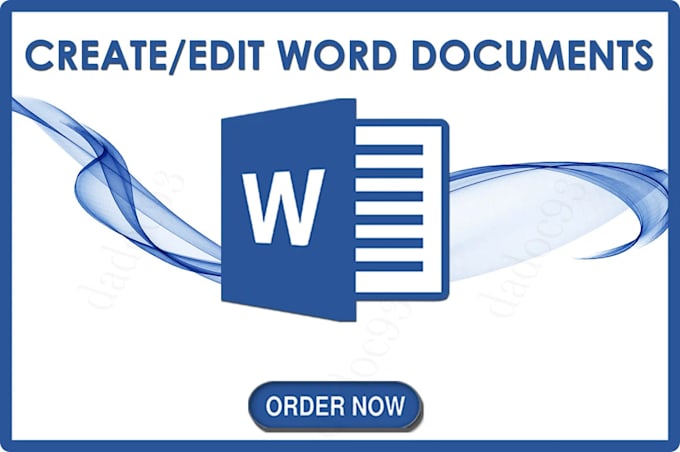 Gig Preview - Create or edit microsoft word documents