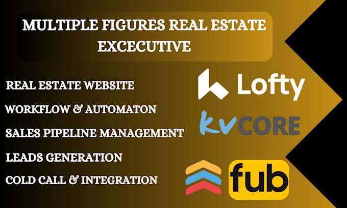 Gig Preview - Setup and build kvcore follow up boss lofty crm idx real estate website