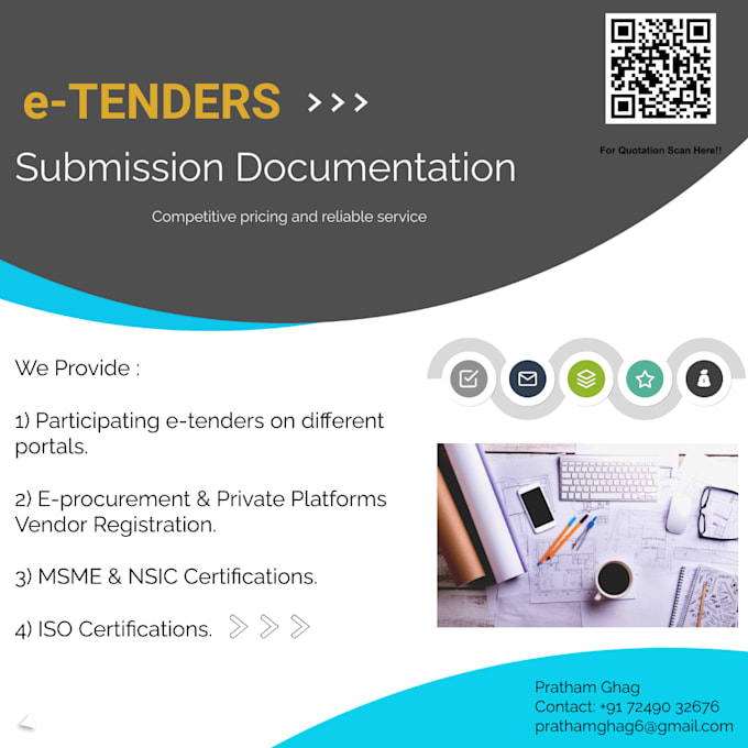 Bestseller - do the tender submission on all government, gem and private portals