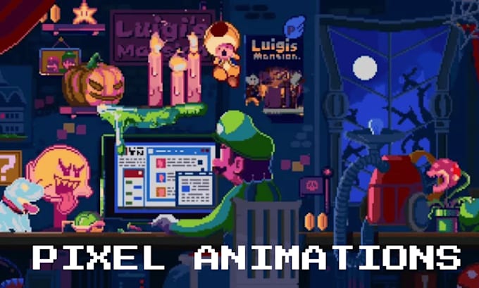 Gig Preview - Create stunning pixel art animations for games and social media