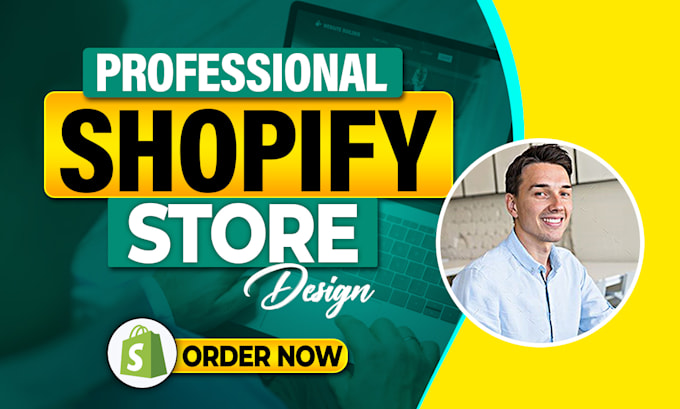 Gig Preview - Do shopify store design or shopify website design