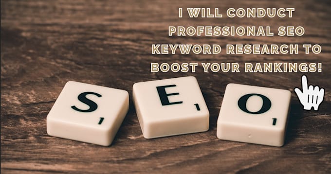 Gig Preview - Conduct professional SEO keyword research