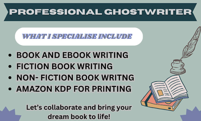 Gig Preview - Be your french ebook ghostwriter, self help ebook proofread and formatting