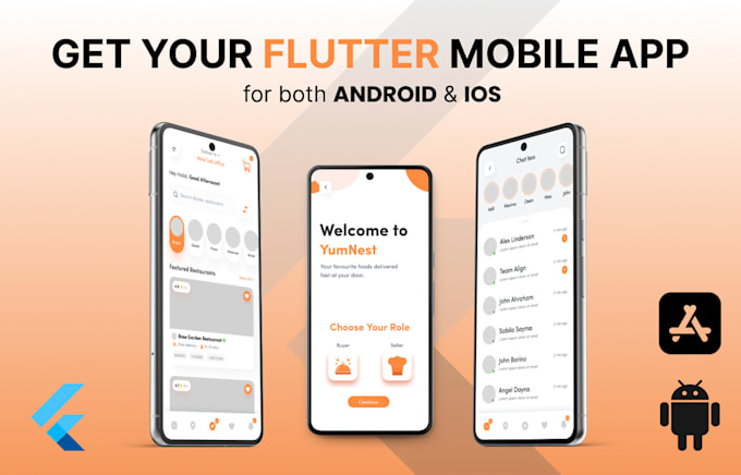 Bestseller - be your flutter mobile app developer for cross platform