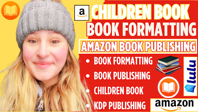 Gig Preview - Do children book formatting for amazon KDP paperback or kindle ebook formatting