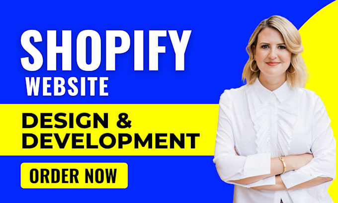 Gig Preview - Build shopify store design and development for ecommerce website