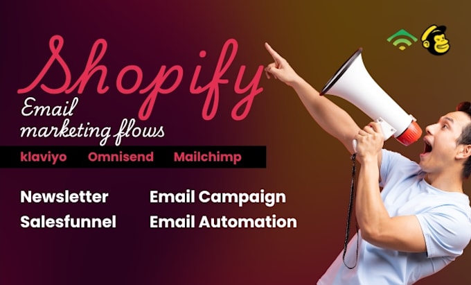 Gig Preview - Do shopify email marketing, klaviyo flows, email template