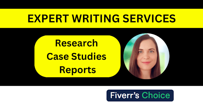 Gig Preview - Do case study research, case study analysis, and write any type of case study