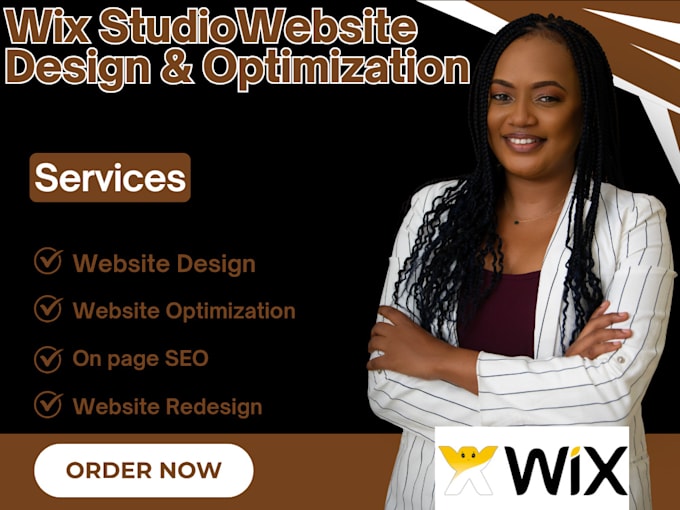 Gig Preview - Redesign wix studio website design wix website, on page SEO website optimization