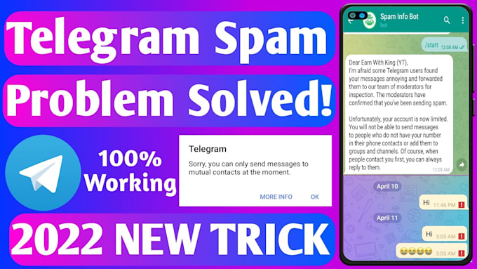 Gig Preview - Setup telegram spam bot, email spam bot, spam call bot, spam bot, autodailer bot