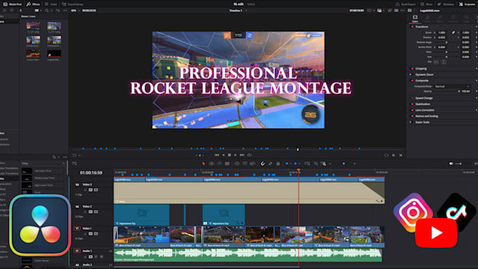 Gig Preview - Edit a rocket league montage for you