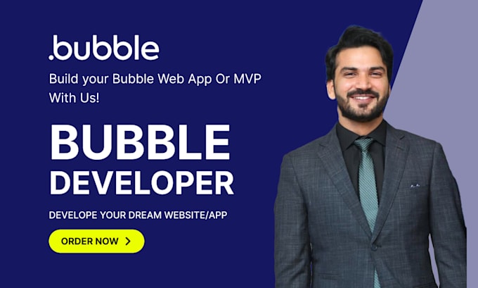 Gig Preview - Do bubble mvp, bubble io website, build bubble app, bubble developer job for you