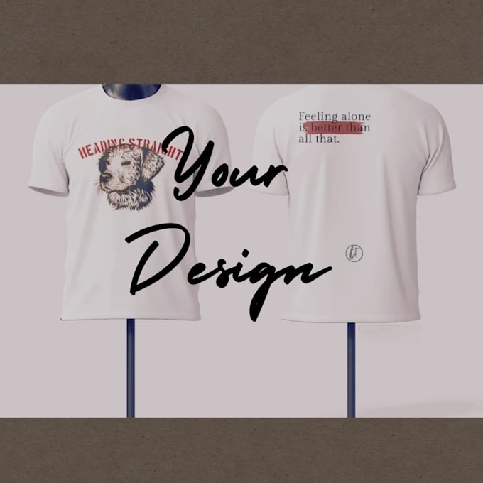 Gig Preview - Help you create cool modern and simple tshirt designs