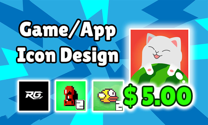 Gig Preview - Create stunning 2d app and game icons