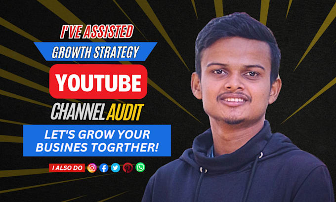 Gig Preview - Audit youtube channels to increase subscriptions and views