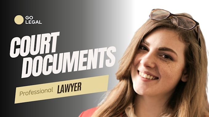 Gig Preview - Draft professional discovery and trial documents for your legal case