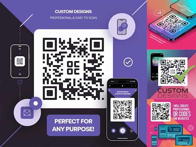 Gig Preview - Create customized professional qr codes within 2 hours