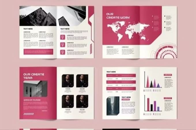 Bestseller - design company profile, business brochure, bifold, trifold brochure design