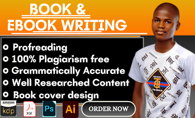 Gig Preview - Be your ebook ghostwriter, ebook writer, and book formatting, for amazon KDP