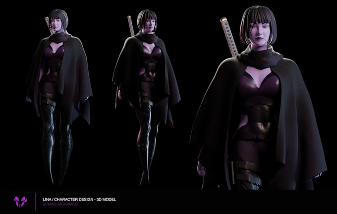 Gig Preview - Create 3d character models, assets, or environments for your