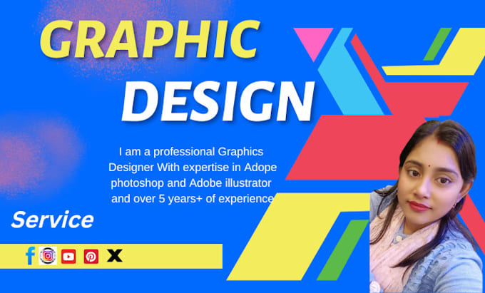 Gig Preview - Be your professional graphics designer