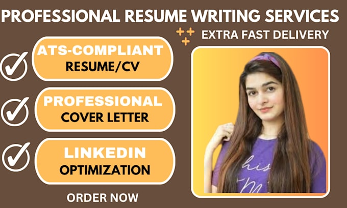 Gig Preview - Write professional resume writing, CV and cover letter